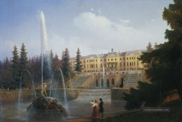  ivan - Angesichts der großen Kaskade in petergof und dem großen Palast von PeterG Ivan Aiwasowski